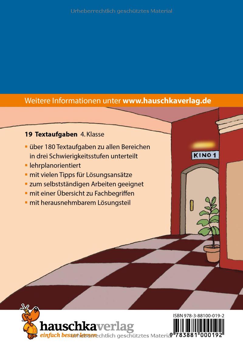 Mathe 4. Klasse - Textaufgaben - Image 6