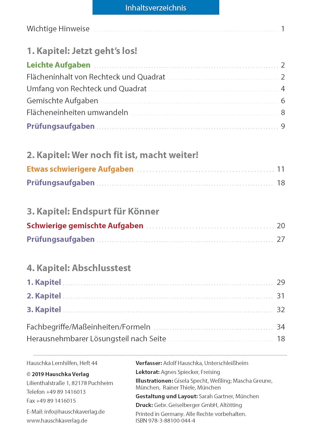 Flächenberechnung - Umfang und Fläche von Rechteck und Quadrat ab 5. Klasse - Image 3