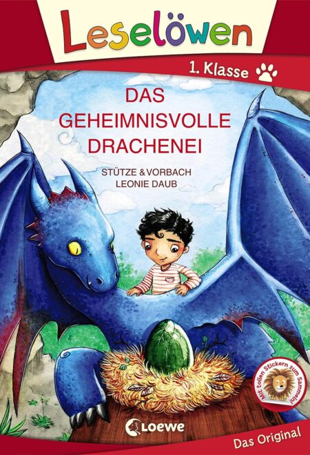 Leselöwen 1. Klasse - Das geheimnisvolle Drachenei: Großbuchstabenausgabe