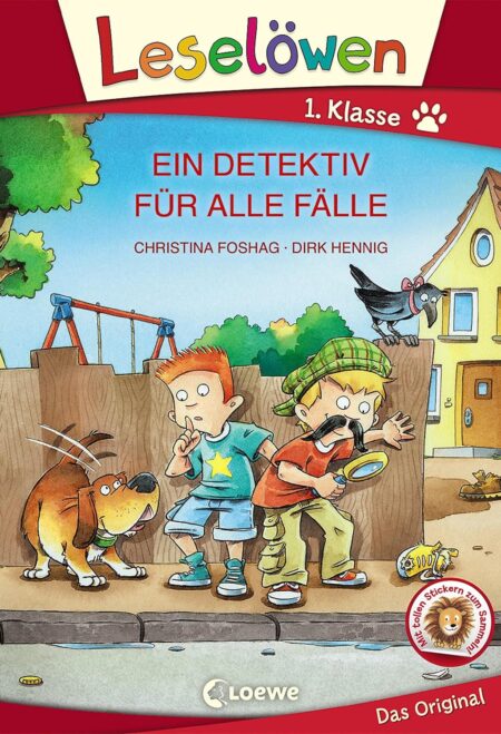Leselöwen 1. Klasse - Ein Detektiv für alle Fälle: Großbuchstabenausgabe