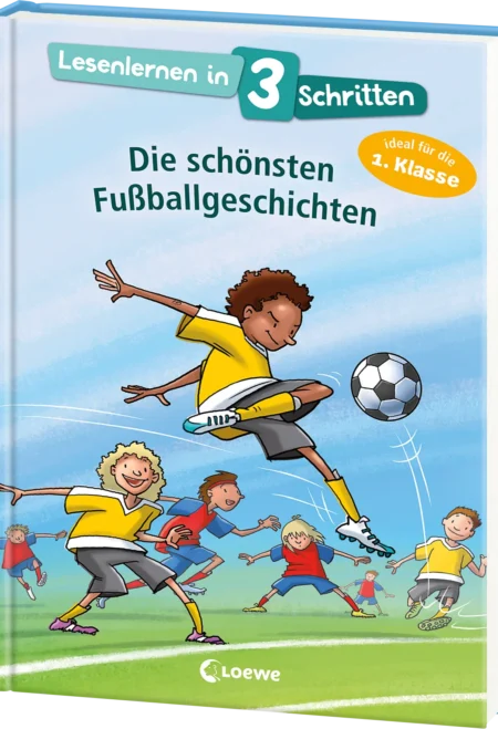 Lesenlernen in 3 Schritten - Die schönsten Fußballgeschichten