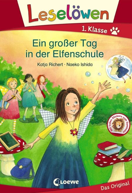 Leselöwen 1. Klasse - Ein großer Tag in der Elfenschule: Erstlesebuch für Kinder ab 6 Jahre