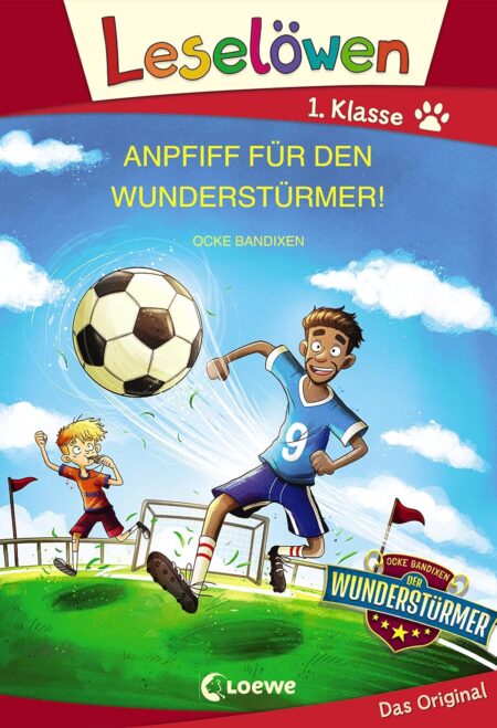 Leselöwen 1. Klasse - Anpfiff für den Wunderstürmer!