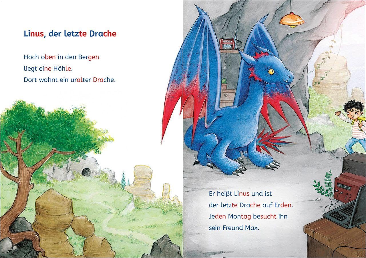 Leselöwen Lesetraining 1. Klasse - Das geheimnisvolle Drachenei - Image 2