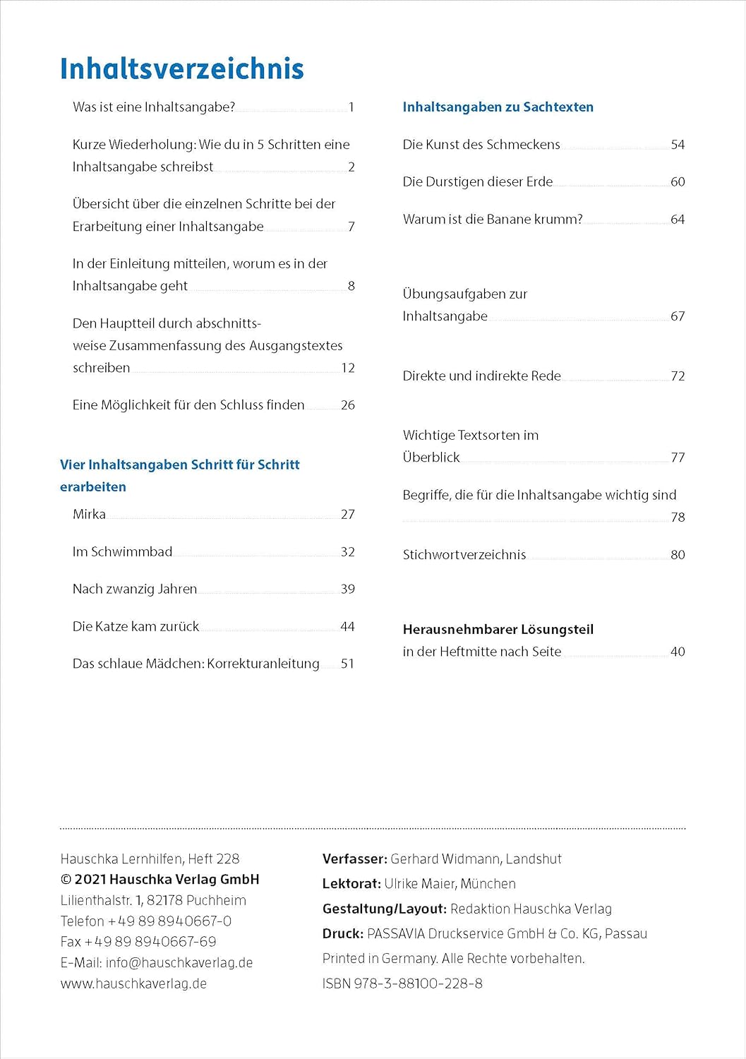 Inhaltsangabe. Aufsatz 7.- 9. Klasse - Image 3