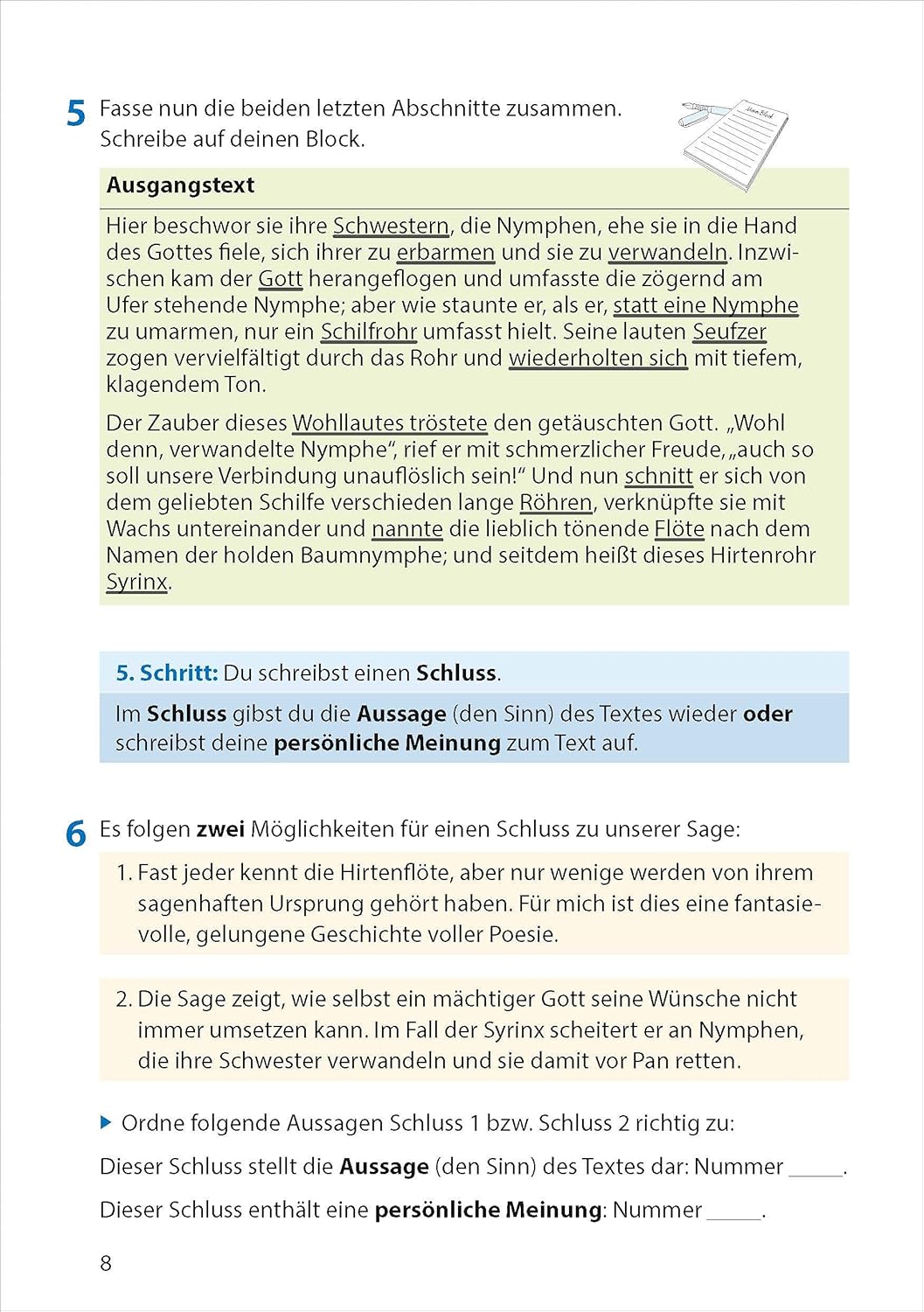 Inhaltsangabe. Aufsatz 7.- 9. Klasse - Image 5