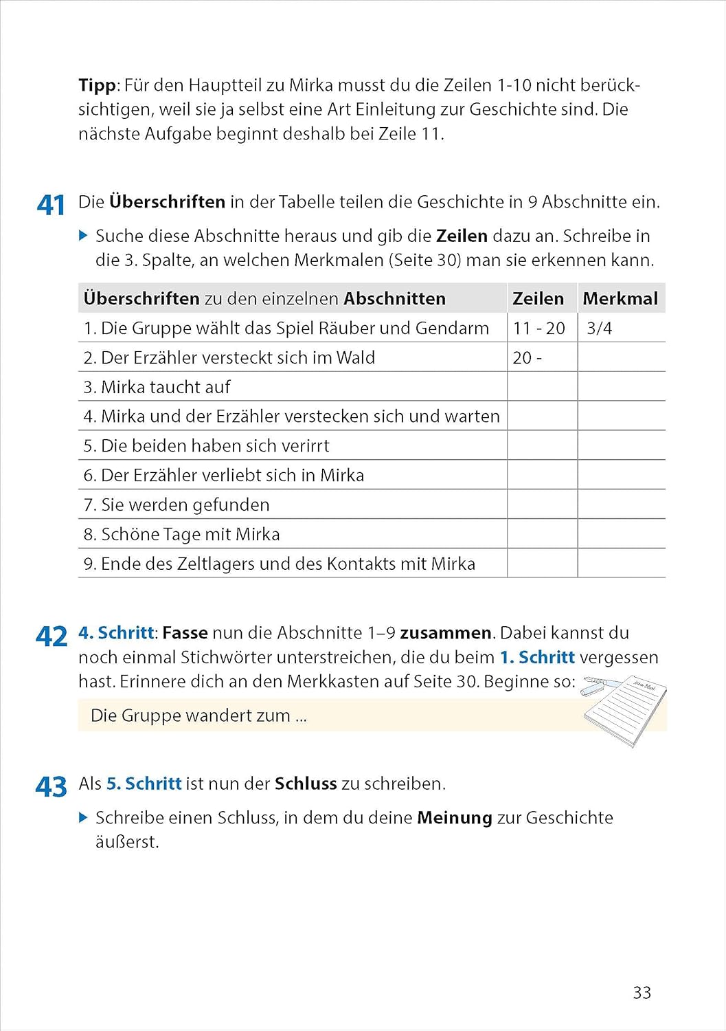 Inhaltsangabe. Aufsatz 7.- 9. Klasse - Image 8