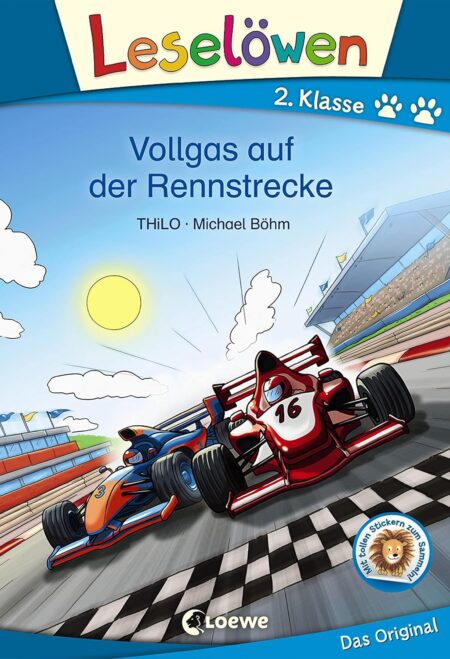 Leselöwen 2. Klasse - Vollgas auf der Rennstrecke