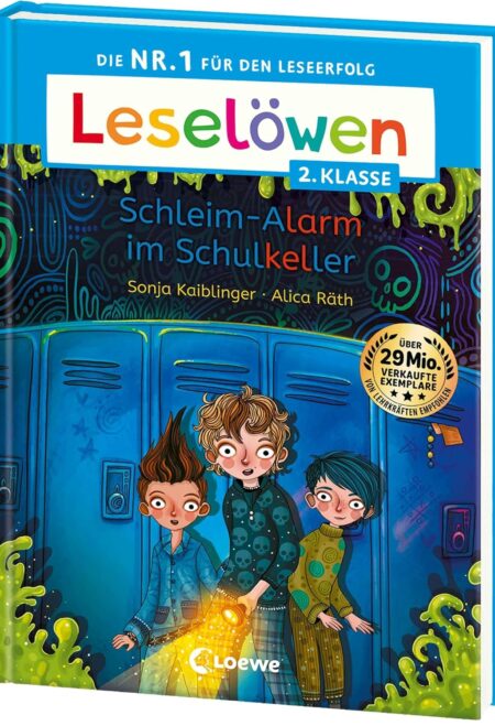 Leselöwen 2. Klasse - Schleim-Alarm im Schulkeller