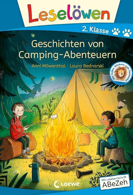 Leselowen 2. Klasse - Geschichten von Camping-Abenteuern