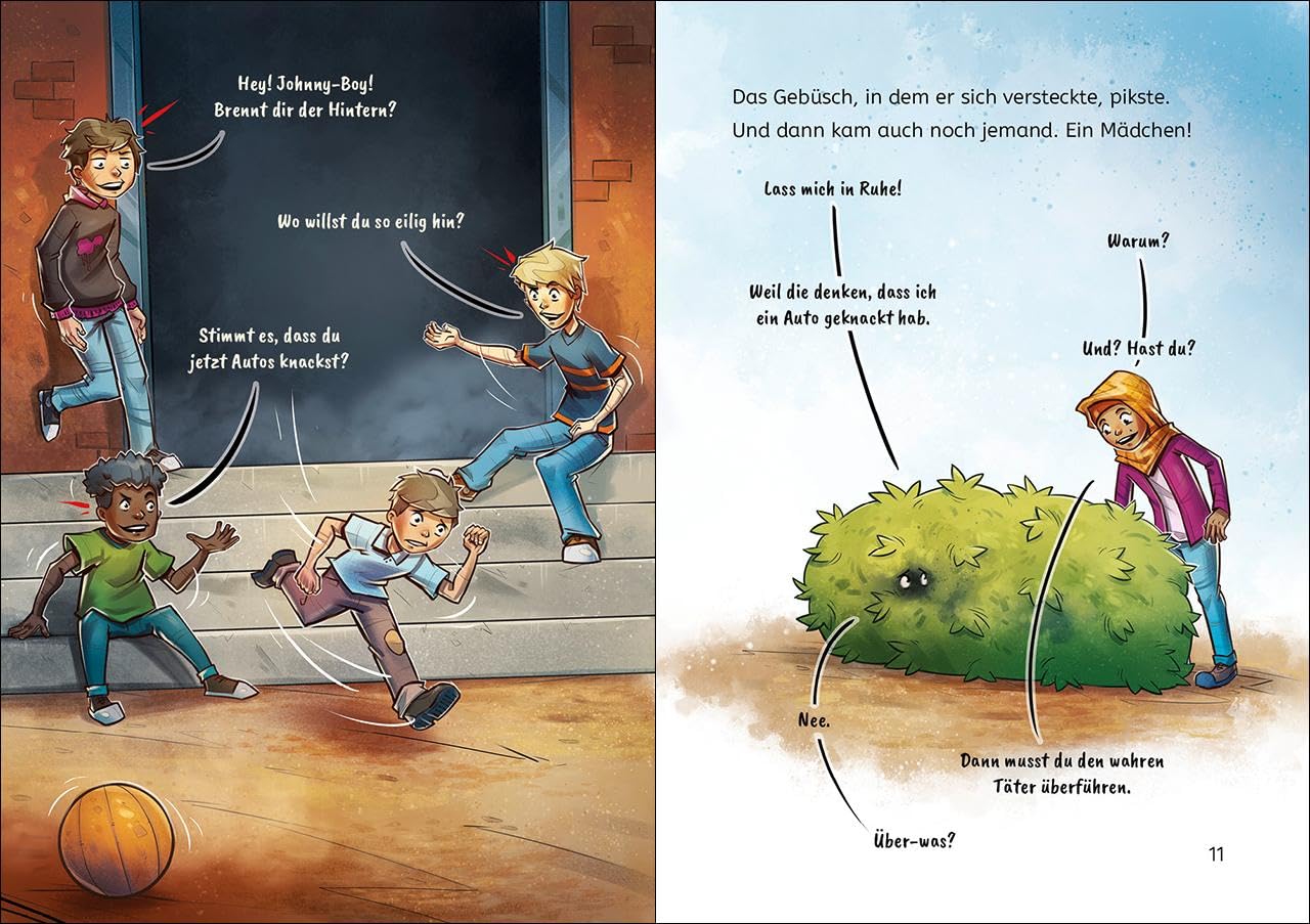 Leselöwen 3. Klasse - Dem Autoknacker auf der Spur: Die Nr. 1 für den Leseerfolg - Mit Leselernschrift ABeZeh - Lesespaß für - Image 4