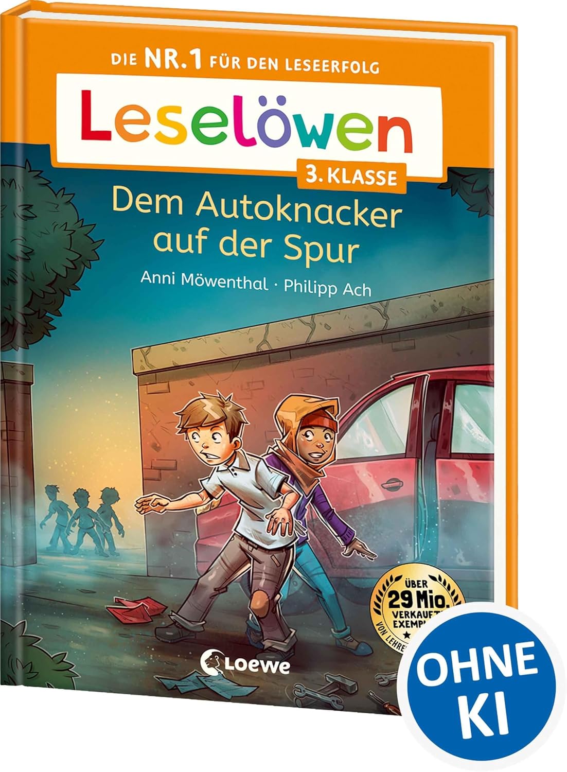 Leselöwen 3. Klasse - Dem Autoknacker auf der Spur: Die Nr. 1 für den Leseerfolg - Mit Leselernschrift ABeZeh - Lesespaß für