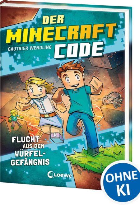Der Minecraft Code (Band 1) - Flucht aus dem Würfel-Gefängnis: Schaffst du es, dem Hacker zu entkommen? - Ein spannendes Abenteuer zum Miträtseln und Kombinieren für Kinder ab 8 Jahren