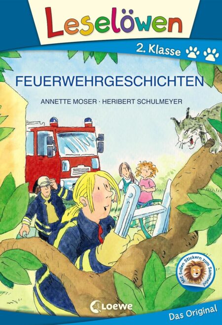 Leselöwen 2. Klasse - Feuerwehrgeschichten: Großbuchstabenausgabe