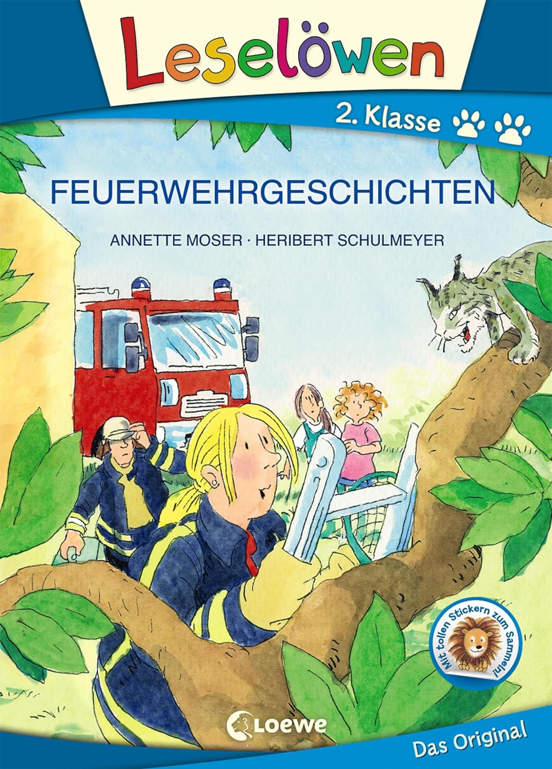 Leselöwen 2. Klasse - Feuerwehrgeschichten: Großbuchstabenausgabe