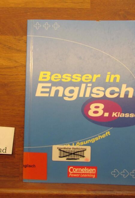 Besser in Englisch 8. Übungsbuch mit Lösungsheft. Neubearbeitung