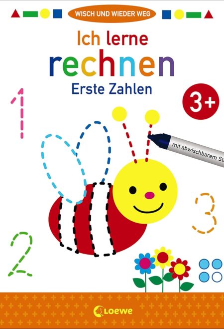 Wisch und wieder weg - Ich lerne rechnen 3+