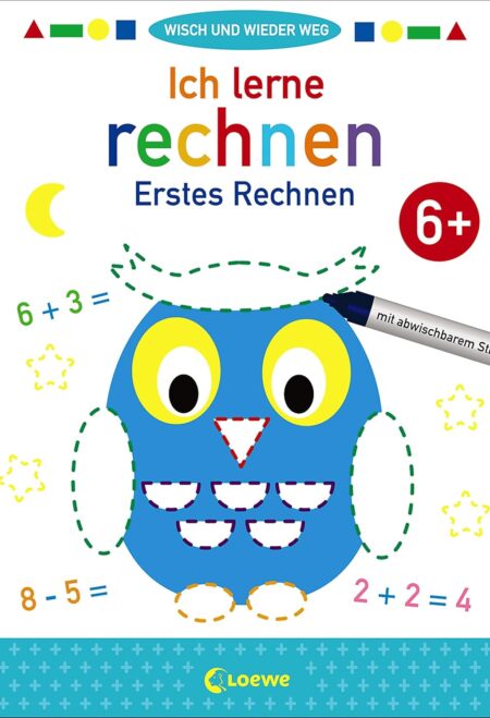Wisch und wieder weg - Ich lerne rechnen 6+