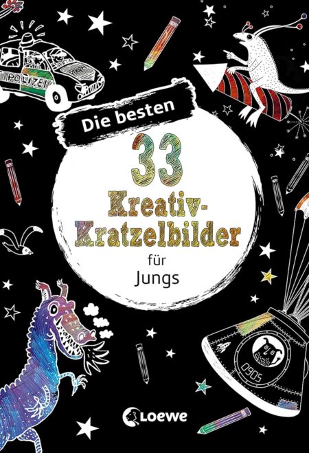 Die besten 33 Kreativ-Kratzelbilder fur Jungs