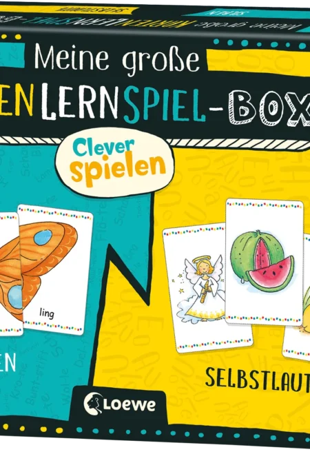 Clever Spielen - Meine große KartenLernSpiel-Box - Silben/Selbstlaute