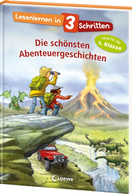 Lesenlernen in 3 Schritten - Die schönsten Abenteuergeschichten