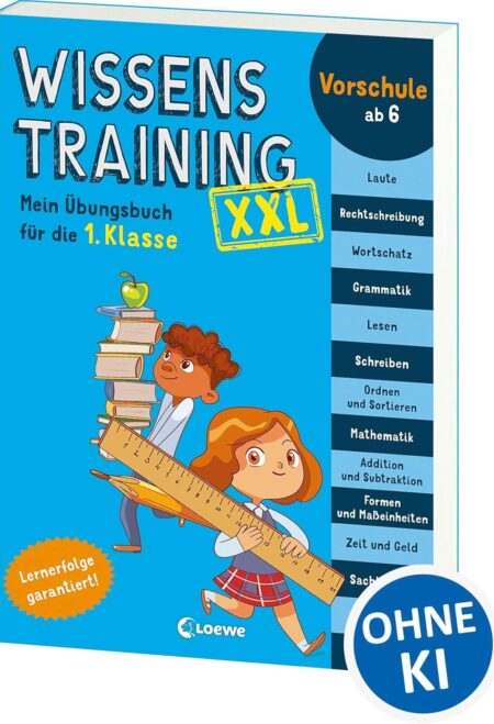 Wissenstraining XXL - Mein Übungsbuch für die 1. Klasse