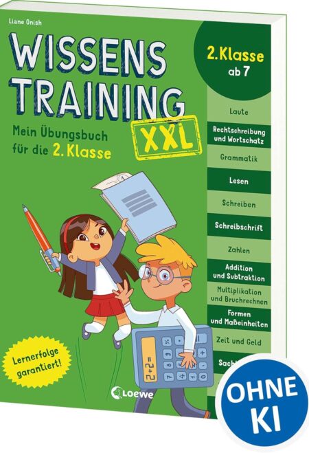 Wissenstraining XXL - Mein Übungsbuch für die 2. Klasse