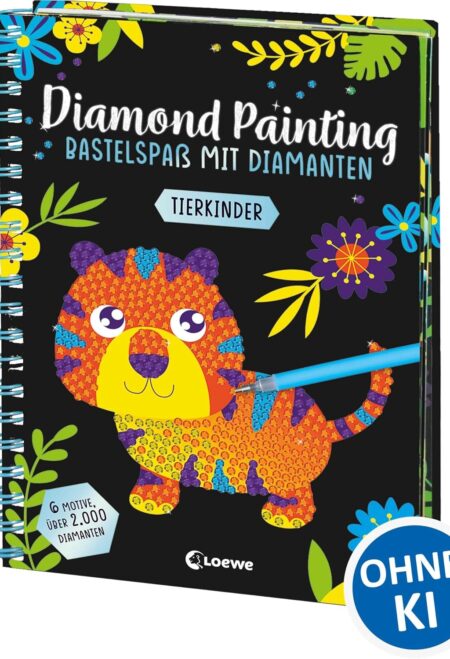 Diamond Painting - Bastelspaß mit Diamanten - Tierkinder