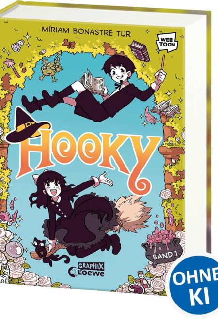 Hooky (Band 1): Der Webtoon-Erfolg endlich auf Deutsch und als hochwertiges Hardcover! - Freche Hexenzwillinge und eine erfrischend neuartige Welt erwarten dich - Für Kinder ab 10 Jahren