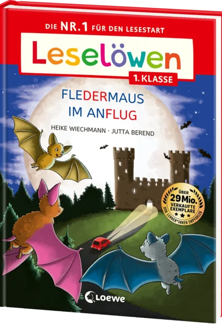 Leselöwen 1. Klasse - Fledermaus im Anflug (Großbuchstabenausgabe)