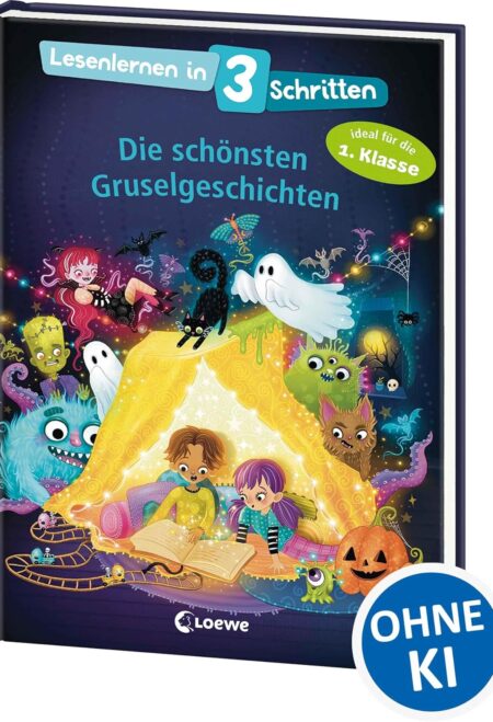 Lesenlernen in 3 Schritten - Die schönsten Gruselgeschichten