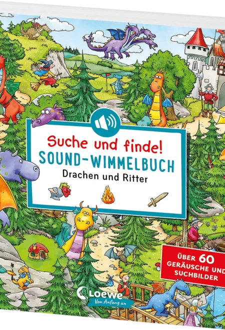 Suche und finde! Sound-Wimmelbuch - Drachen und Ritter