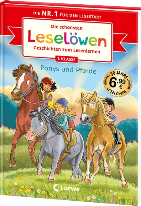 Die schönsten Leselöwen-Geschichten zum Lesenlernen - Ponys und Pferde