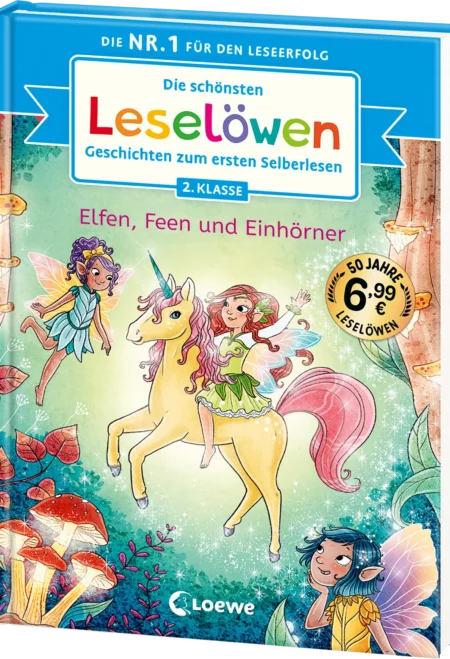 Die schönsten Leselöwen-Geschichten zum ersten Selberlesen - Elfen, Feen und Einhörner