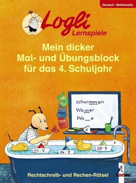 Mein dicker Mal- und Übungsblock für das 4. Schuljahr. Sammelblock.