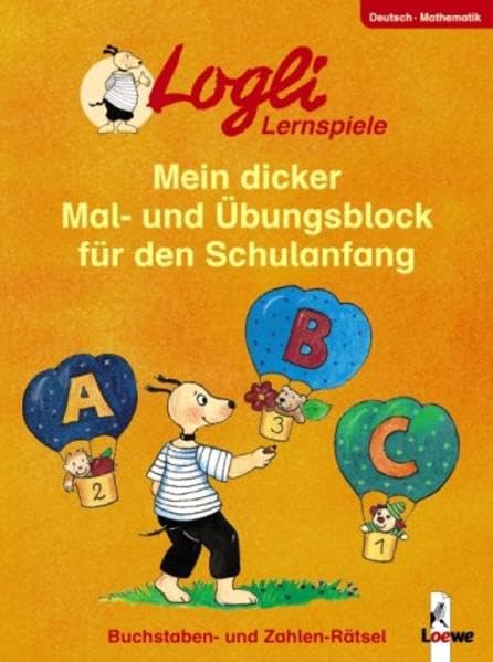 Mein dicker Mal- und Übungsblock für den Schulanfa