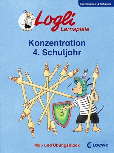 Konzentration 4. Schuljahr: Mal- und Übungsblock
