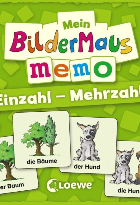 Mein Bildermaus-Memo - Einzahl - Mehrzahl (Kinderspiel)
