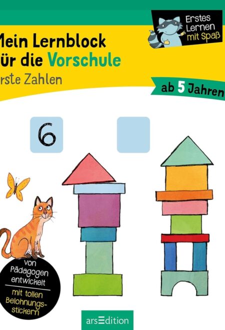 Mein Lernblock für die Vorschule - Erste Zahlen