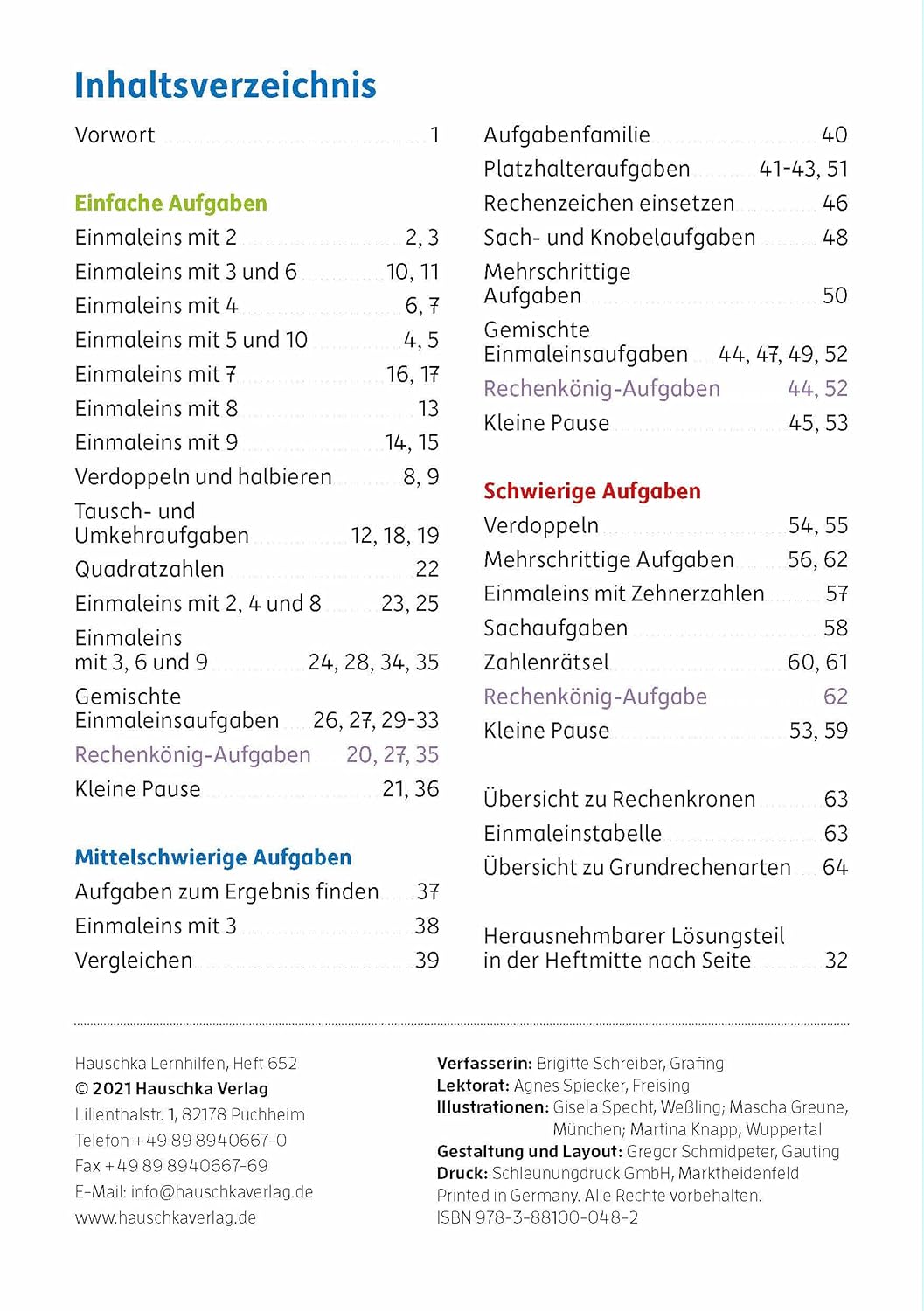 Einmaleins Mathematik 2./3. Klasse - Image 3