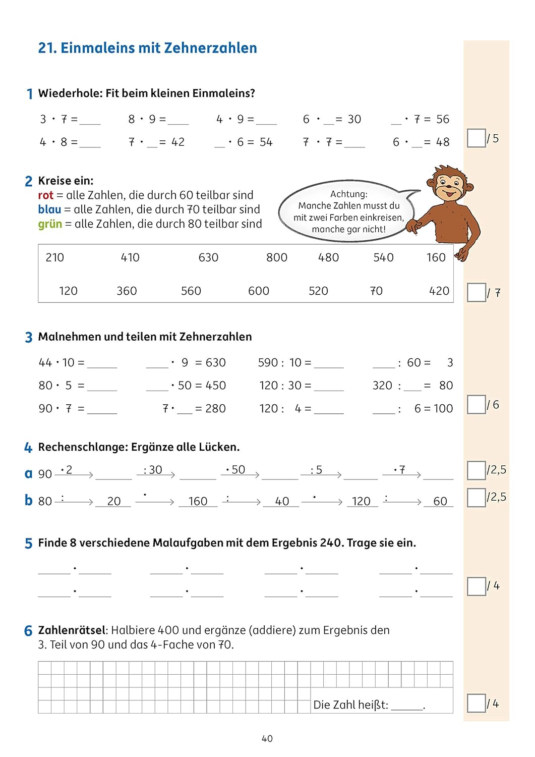 Tests in Mathe - Lernzielkontrollen 3. Klasse - Image 8