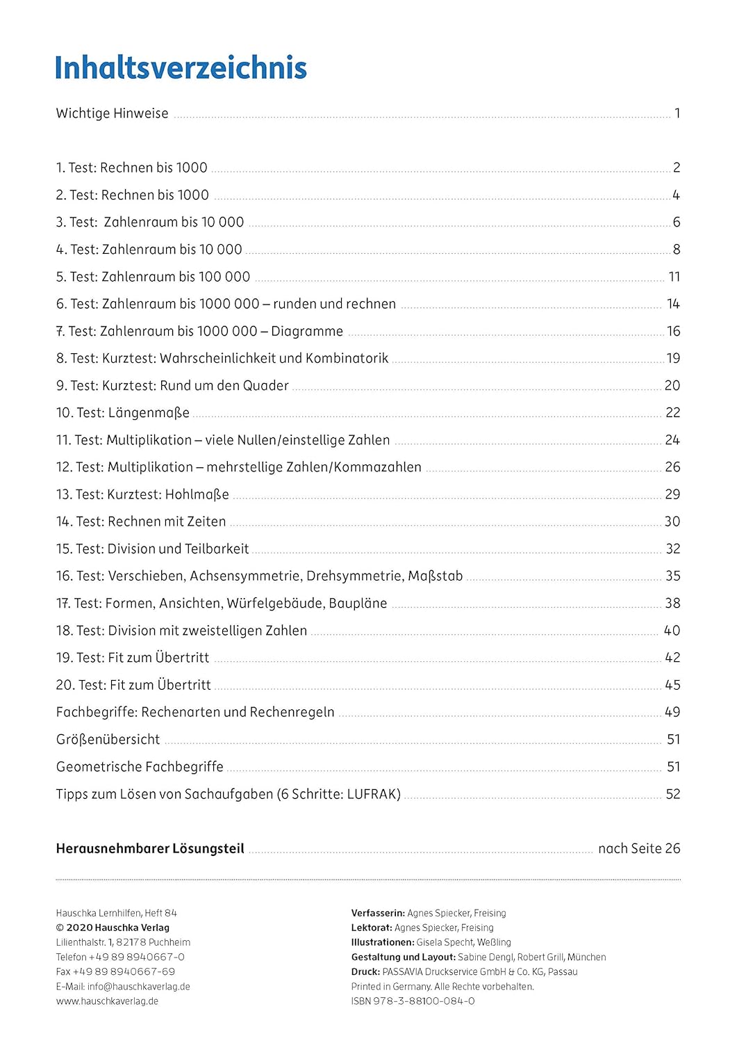 Tests in Mathe - Lernzielkontrollen 4. Klasse - Image 3