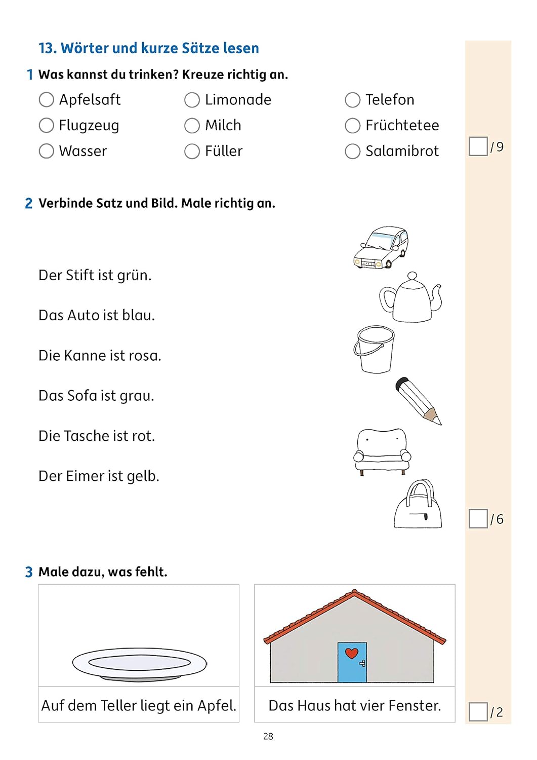 Tests in Deutsch - Lernzielkontrollen 1. Klasse - Image 6
