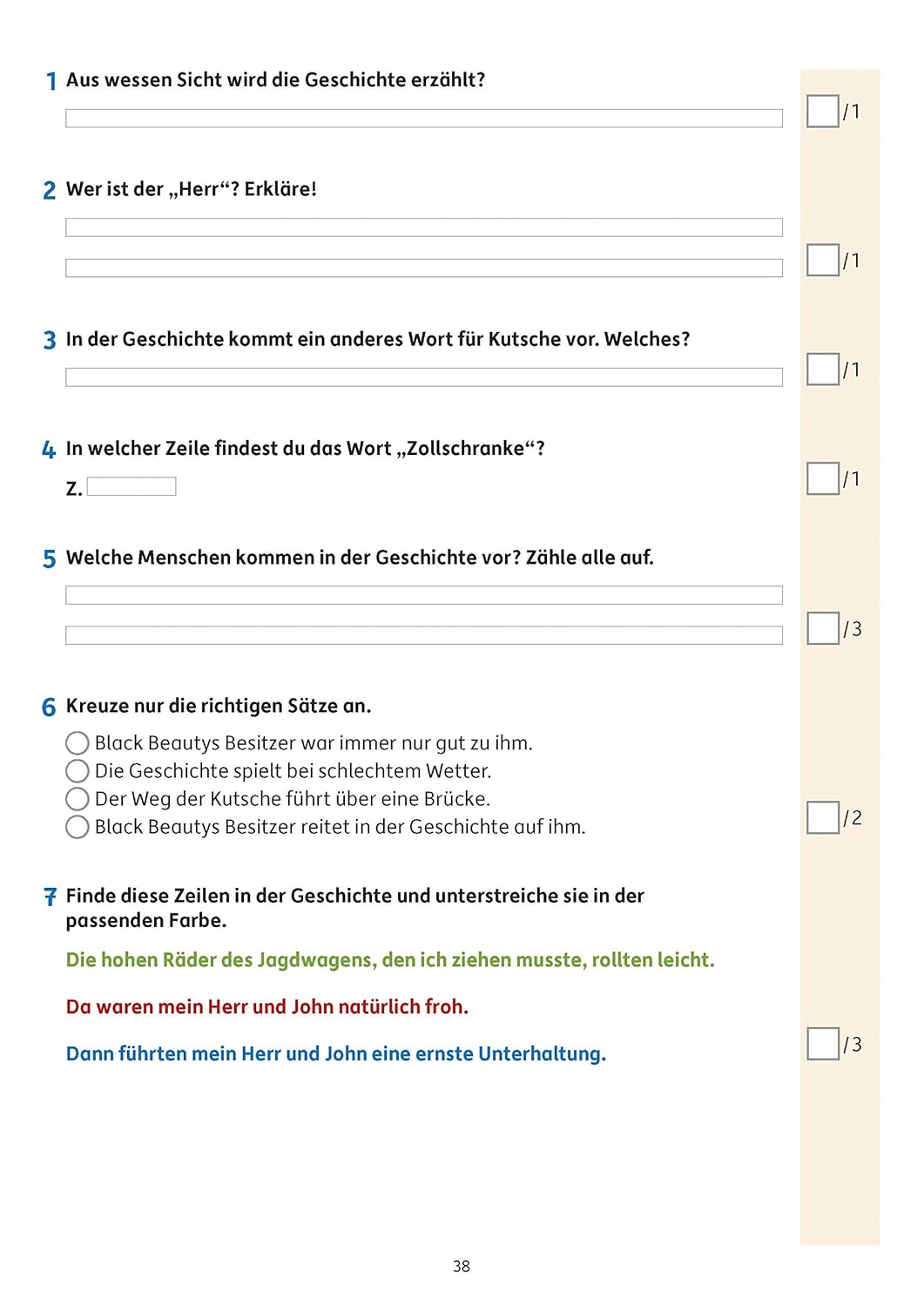 Tests in Deutsch - Lernzielkontrollen 3. Klasse - Image 7
