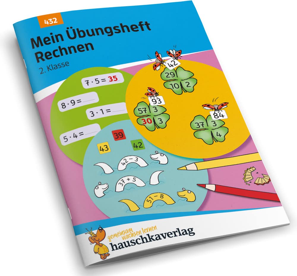 Mein Übungsheft Rechnen 2. Klasse: Mathematik: Aufgaben mit Lösungen im Zahlenraum bis 100 - wiederholen, trainieren, lernen - Image 2