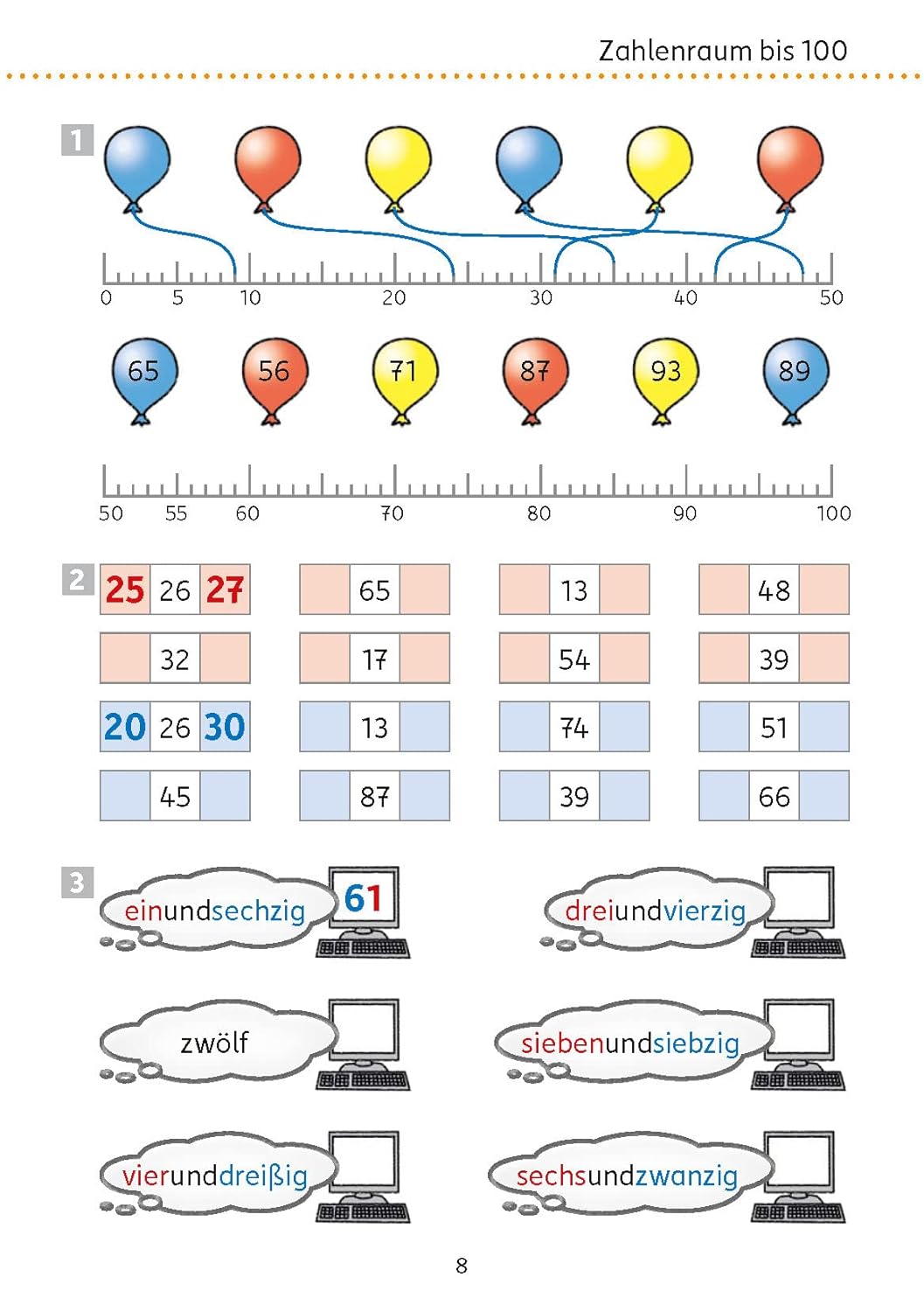 Mein Übungsheft Rechnen 2. Klasse: Mathematik: Aufgaben mit Lösungen im Zahlenraum bis 100 - wiederholen, trainieren, lernen - Image 3
