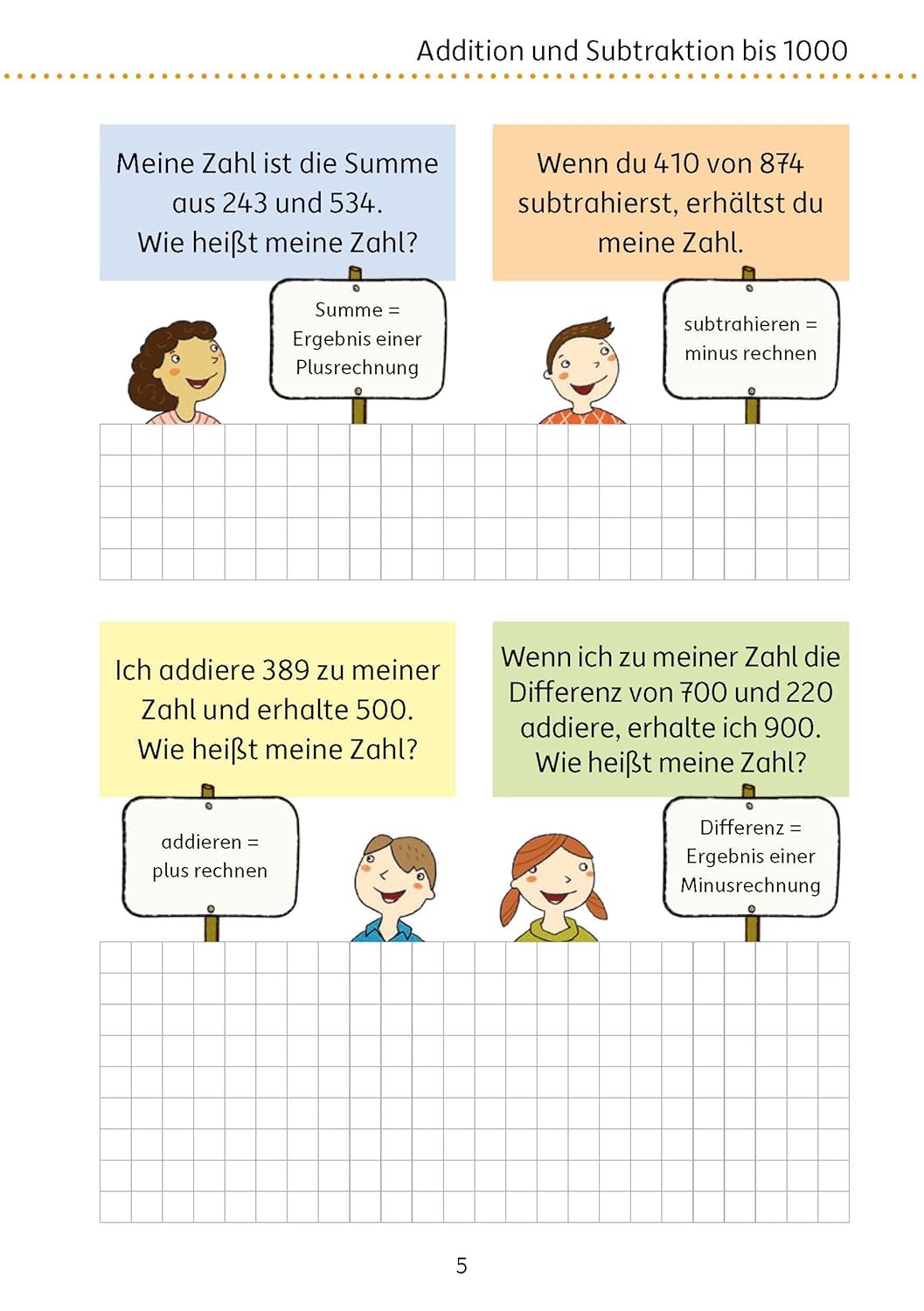 Mein Übungsheft Rechnen 4. Klasse: Mathematik: Aufgaben mit Lösungen im Zahlenraum bis zur Million - wiederholen, trainieren, lernen - Image 6