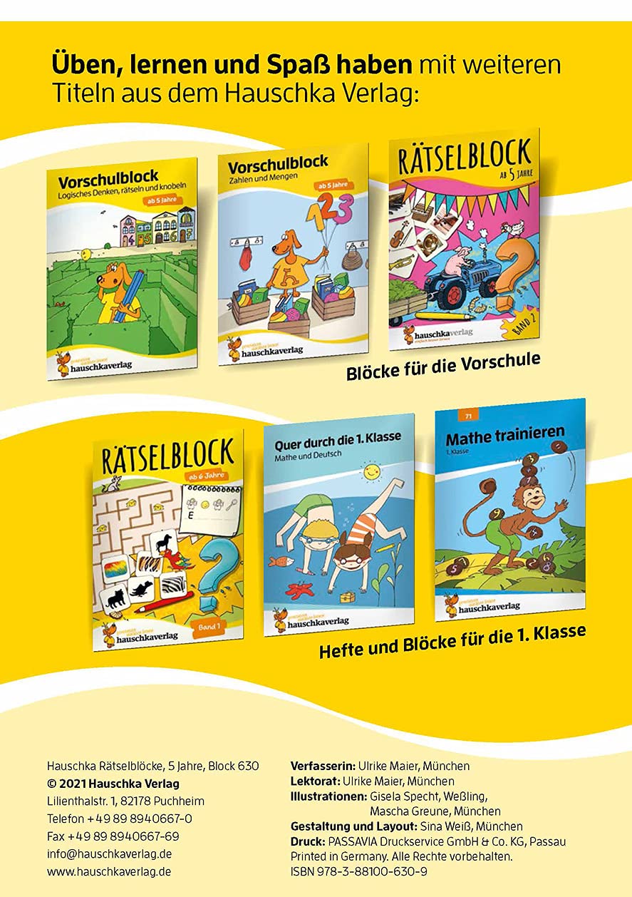 Rätselblock ab 5 Jahre, Band 1 - Image 9