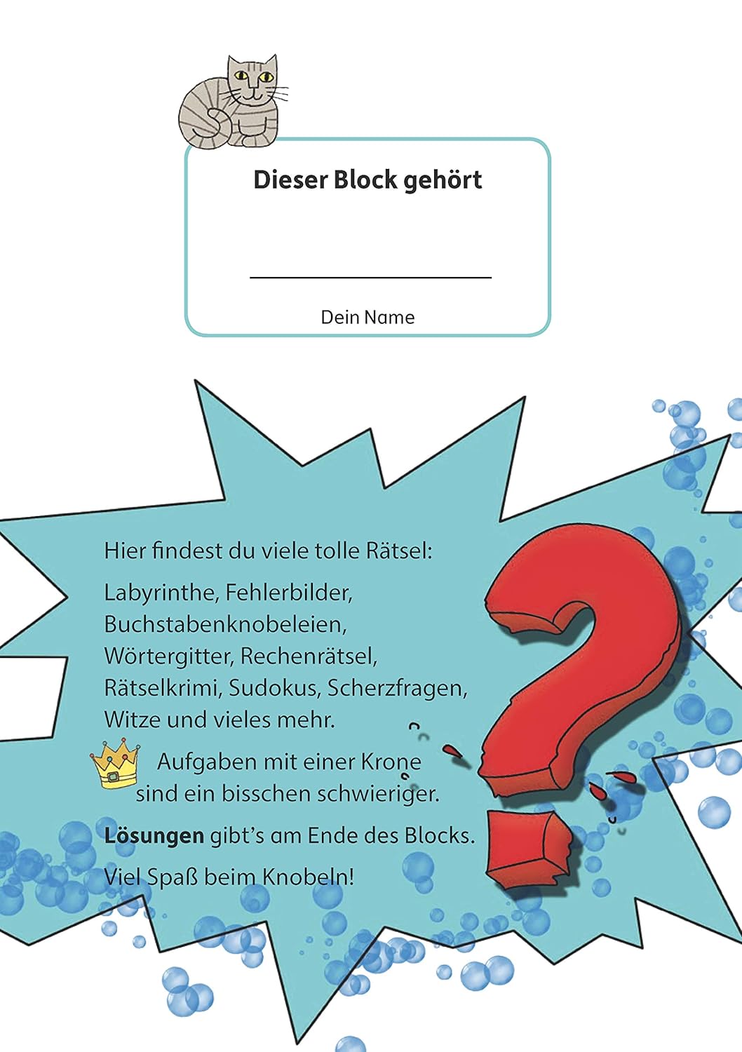 Rätselblock ab 9 Jahre, Band 1 - Image 3
