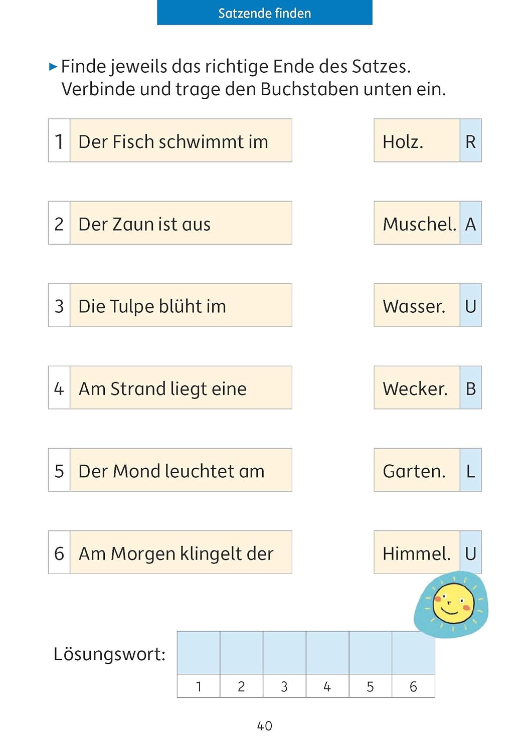 Quer durch die 1. Klasse, Lesen üben: A5-Übungsblock - Image 6